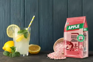 nimboo paani with apple foods Himalayan rock salt