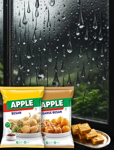 Rainy Season Recipes with Apple Besan & Coarse Besan