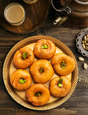 Sweeten Your Resolutions with Apple Maida Balushahi!