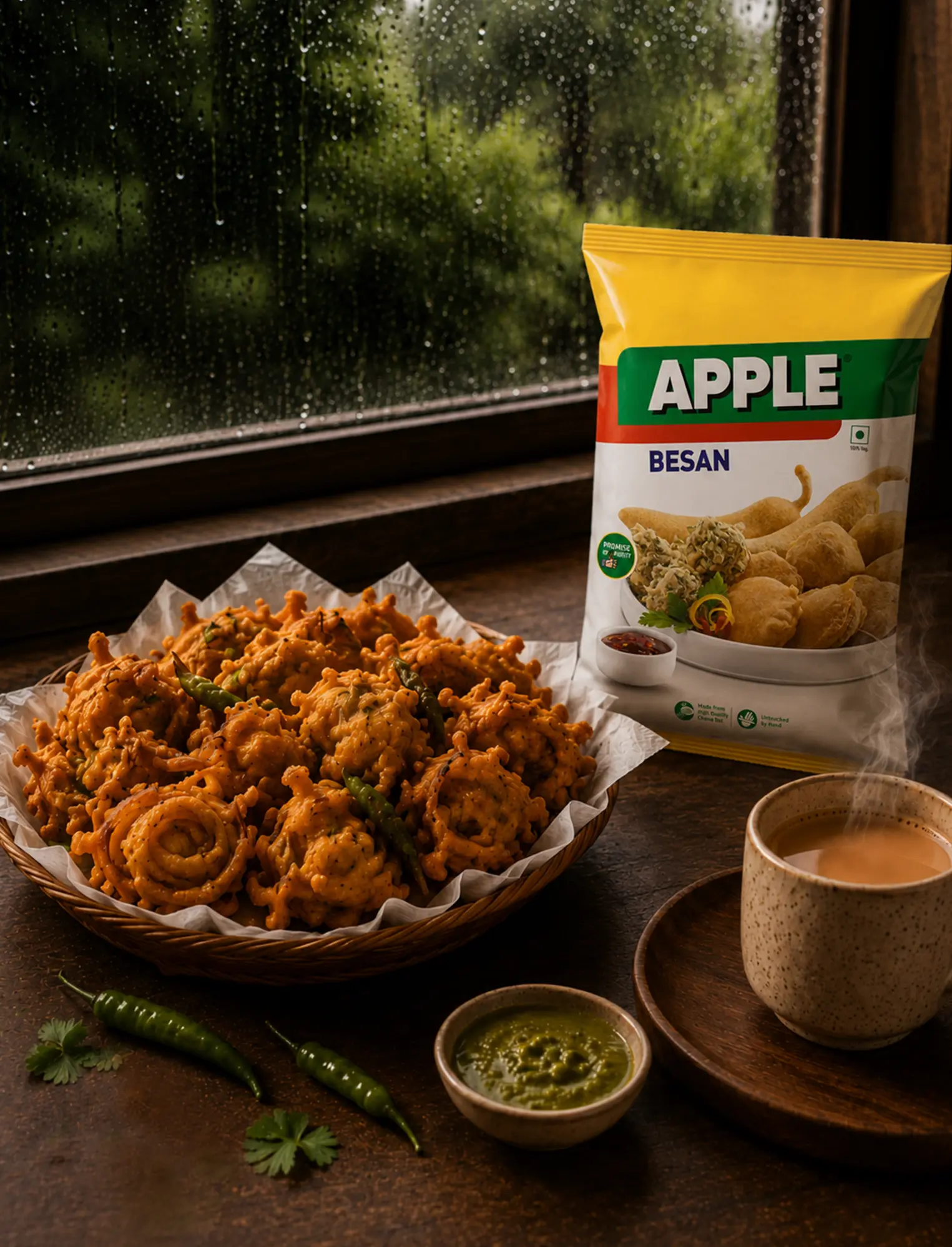 Why Apple Besan is the Perfect Ingredient for Monsoon Recipes